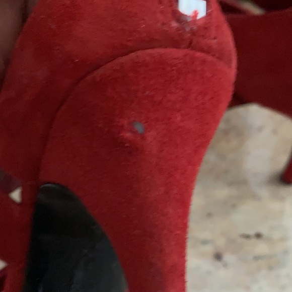 BCBGeneration Red Dress Heels - Picture 8 of 12